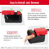 2 Packs Power Wheels Adapter for Milwaukee M18 Battery, Converter Kit with Fuse & Switch & Wire Terminals & 12 AWG Wire