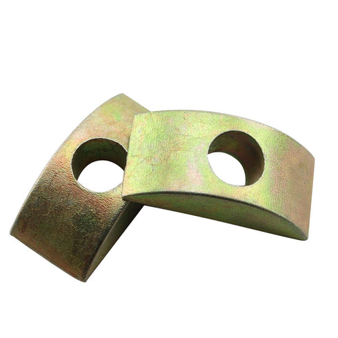 12pcs 30mm M8 Half Moon Nuts, Washer Spacer Furniture Hardware Accessories for Furniture Connect