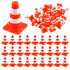 Pretwad 30pcs Mini Traffic Cones, Plastic Miniature Road Safety Cones Training Small Sports