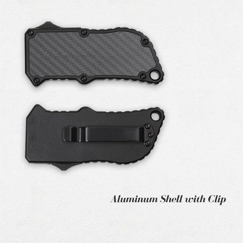 5 TOPS HOME Utility Knife Box Cutter, Pocket Knife, Change Blade Razor Knife, Aluminum Alloy Shell, Extra Blades
