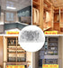 TYHBO 50 Pcs Shelf Support Pegs, Cabinet Shelf Pegs, Shelf Support Pegs, Bookshelf Pegs, Shelf Pins with Anti-Slip