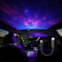 Calsgkspray Blue USB Star Projector Night Light,Adjustable Romantic Starry Sky Projector Car Light,Portable Atmosphere