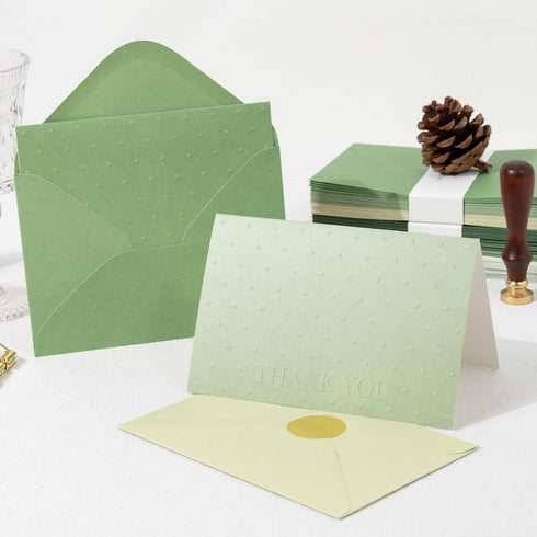 50 Pack Crisky Embossed Thank You Cards with Envelopes & Stickers Thank You Notes Bulk for Birthday, Baby Shower,Bridal