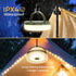 32.8FT 8 Camping String Lights, Quick Storage Rechargeable Tent Lights String with Modes, Hanging Waterproof Portable