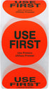 Hybsk Fluorescence USE First Stickers, Restaurant Food Service FIFO Label, 1.5 Inch, 500 Labels Per Roll, Fluorescence