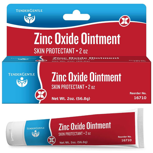 Zinc Oxide Ointment for Adults and Babies - 2 oz Diaper Rash
