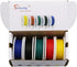 18 AWG Flexible 1007 Wire Tinned Copper Electric Wire, 18 Gauge Copper Hook Up Wire 300V Cables for DIY Kit.
