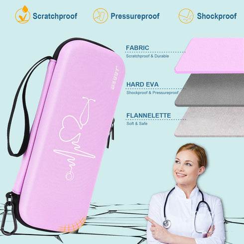15 MEUUT pcs Stethoscope Case Kit, Perfect Nurse Gift Include Stethoscope Case, Medical Scissors, Penlights