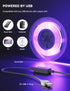 5V Light,9.84ft/3m MIWISE USB RGB COB LED Strip Tape Lights,RF & App Control,Music Sync,Ultra Bright Color Changing