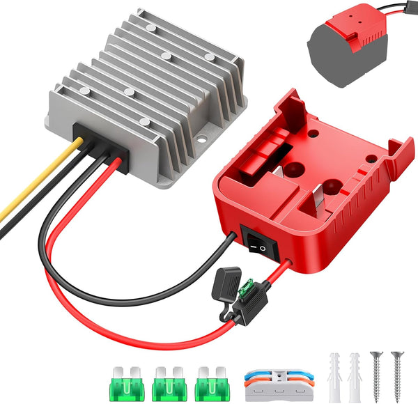 TANHEYIN 18V to 12V Step Down Converter for Milwaukee M18 Battery, 240W DC