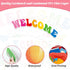 Welcome Back to School Bulletin Board Decorations, First Day Theme Border Set, Pencil Notebook Paper Cutouts