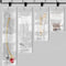 4 Size Clear Hanging Bags, Resealable Self-Sealing Bags for Jewelry Packaging, 400 Pieces