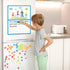 Jumbo Magnetic Draw & Write Paper, Dry Erase Handwriting Lined Paper for Classroom Whiteboard Teaching Supplies
