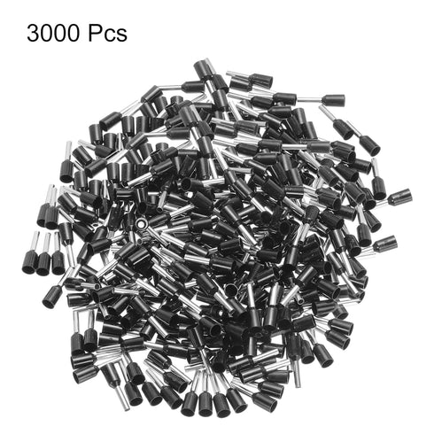 uxcell 3000 Pcs Insulated Ferrule Wire Connector Electrical Crimp Terminal 16 AWG