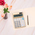 Calculator Standard Function Desktop Calculator Portable Solar Power Calculator 12 Digit Large LCD Display Basic Office Calculator Handheld for Daily Basic Office