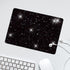 MXCVER Black Mousepad Diamond Black Glitter Sparkle Mouse pad Bling Desk Accessories Gaming Bling Rubber Pads