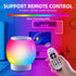 Bullishman Dimming, timed,8000mAh RGB ambient night light, Eye Caring, Multiple color variations, Stepless Touch Night