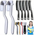 PAVNSO 13 Pcs Crevice Cleaning Brush, Hard Bristle Scrub Brushes Cleaning Brushes, Household