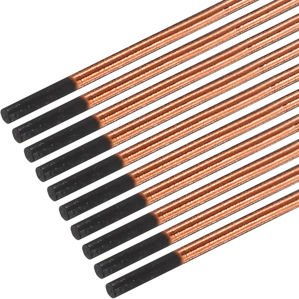 PATIKIL 20pcs 5mmx355mm Carbon Arc Air Gouging Rods, Copper Graphite Coated for Welding