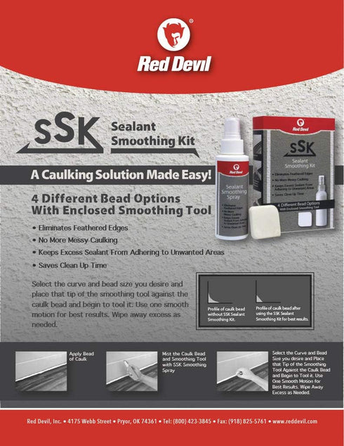 Red Devil 0567 Sealant Smoothing Kit by Red Devil