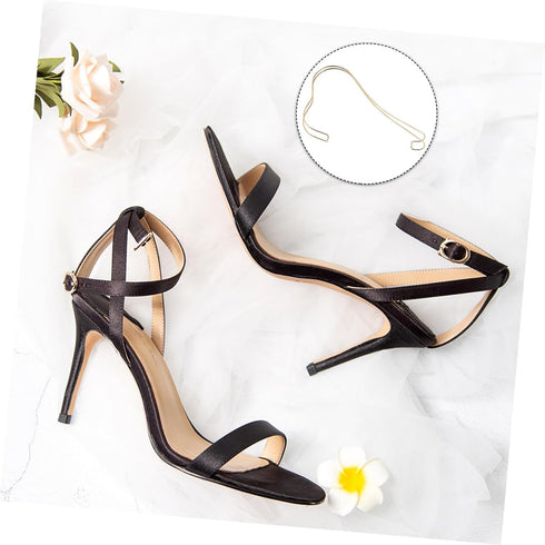 2pcs PRETYZOOM High Heel Shoe Display Rack Shoe Holder for Retail Stores and Home Use for Organizing High Heels