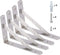WSZD A 10 inch Shelf Brackets, 4 Pieces of Stainless Steel Solid L