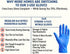 3-Use 5mil 3x, 70%, STRONG 'n FLEX Disposable Nitrile Gloves Reuse Save Tear-Resistant, Latex-Free, Household & Food