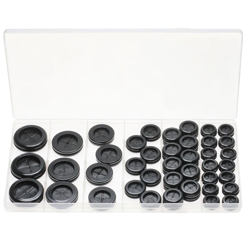 TuLick Rubber Grommets for Wiring, Rubber Grommet Kit in 6 Sizes for 5/8",