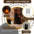 9 kakoya Flameless LED Candles with Timer Pc Flickering Flameless Candles for Romantic Ambiance and Home Decoration