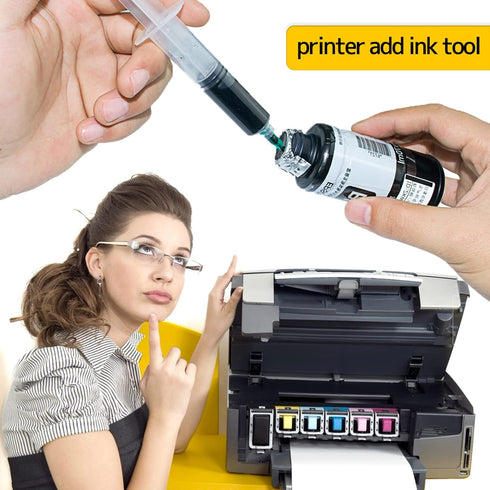 Glue Applicator Syringe with Blunt Tip Needle and Cap for Liquid, Glue, Ink, Perfume, Lip Gloss Making