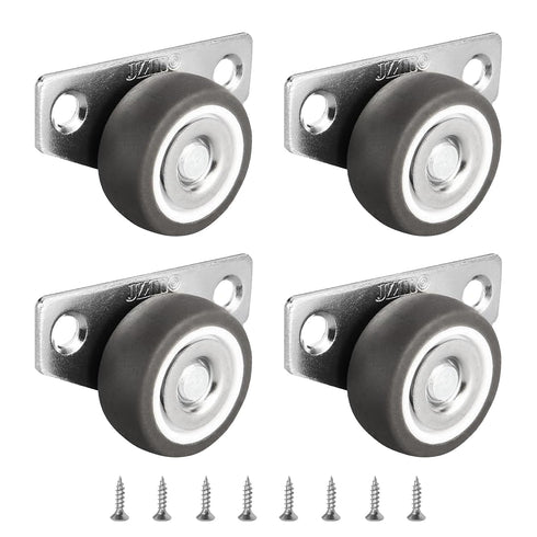 HhdvdyWgd 1.25" Side Mount Casters, Heavy Duty Low Profile Caster Wheels 4Pcs for