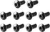 uxcell M2.5x6mm Thread Button Head Hex Socket Cap Screw Bolt, 100pcs