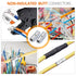 8PCS 2 AWG Butt Connectors, Non-Insulated Butt Splice Connectors 38mm² Uninsulated Crimp Wire Connectors with 8 PCS
