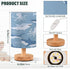 ALAZA Blue Octopus Shark Bedside Table Lamp with USB Port for Bedroom Nightstand Lamps Night Light Linen Fabric Shade