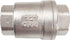 1/2" Female WOG1000 Vertical Check Valve, 304 Stainless Steel, NPT Spring Loaded in-line Low Cracking Pressure