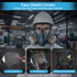 60 Pack 6885, 6000, 6700, 6800, 6900 QZQ Peel Off Lens Cover Compatible with Respirator Masks Series, Protective Cover