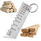 2 Pcs Stainless Steel Metal Sheets, Welding Thickness Gauge & Round Dual-Sided Metal Sheet Guage