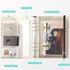 CAGIE A5 Binder, 6 Ring Notebook with Dividers, Refillable Planner Binder with Pockets, A5 Refill Paper, Blue
