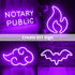 12V 16.4FT, Dimmable iNextStation Purple LED Strip Lights Flexible Silicone Neon Rope Light with Power Adapter