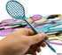 Maydahui 40PCS Tennis Racket Gel Pen, Black Ink for Home Office School