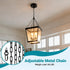 10 66 garini Feet Industrial Black Light Fixture Chain, Adjustable Metal Pendant Chandelier Chain Extension