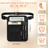 Solaradgy Premium Server Pouch, Beautyflier Waist Apron for Cash Adjustable Belt Waitress Apron with Pockets & Buckle