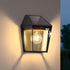 LUTEC Solar Wall Lights Outdoor, Solar Wall Lanterns with 3 Modes, Dusk