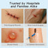 50-Pack (2.7x4) Waterproof Transparent Film Dressing with Absorbent Pad Sterile Adhesive Bandages Post-Surgical Wound