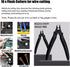 YaeCCC 10 Pack Wire Cutters - Black Diagonal Cutting Pliers for Electronic, Model, Jewelry Making