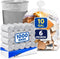 Plexon 710 Gallon Trash Bags, 24" x 23" Clear Small Garbage Bags, 6