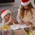 Whaline 100Pcs Christmas Candy Cane Writing Pencils with Erasers, Red Green Wood Xmas Winter Stationery Gift, 4 Styles