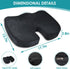 Orthopedic Memory Foam Coccyx Seat Cushion - Ideal for Home, Office, and Car