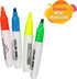 Multi-Color Bulk Highlighters 96 Pack by Color Swell with 4 Bonus Mini Markers