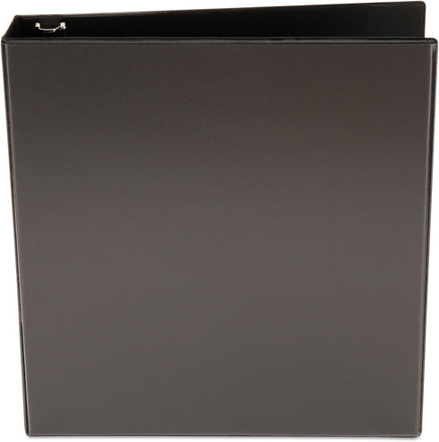 Universal 20971 Economy Round Ring View Binder, 1-1/2-Inch Capacity, Black